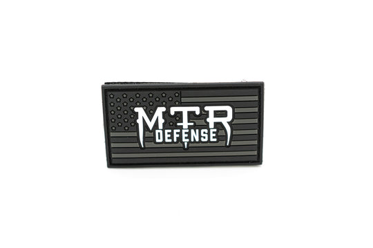 MTR Defense Stars & Stripes Patch (Gray)