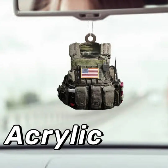 MTR Defense 2D-Schlüsselanhänger aus Acryl zum Aufhängen