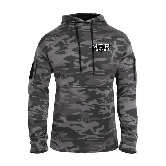 MTR Defense Concealed Carry Tac Hoodie (Black Camo)
