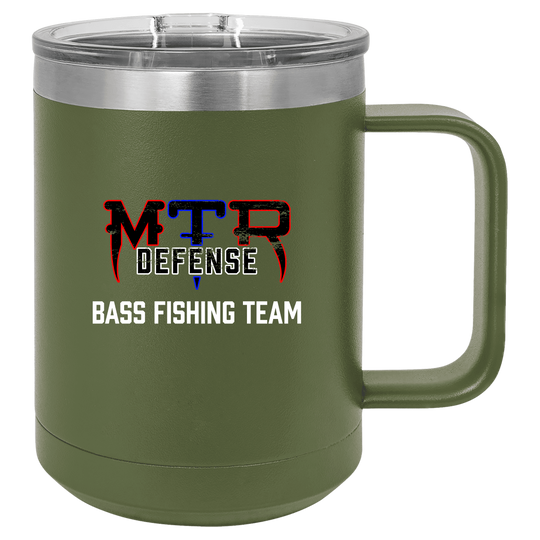MTR Defense Bass Fishing Team Polar Camel 15 OZ Travel Mug