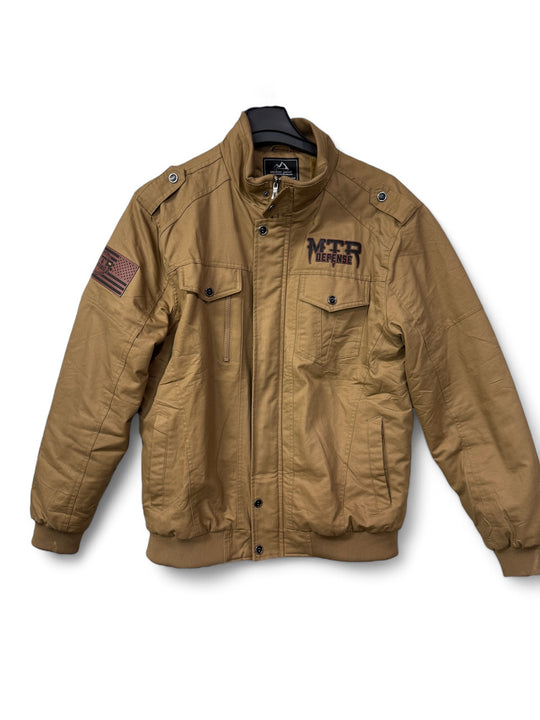 MTR Defense Football Leather work Coat FDE