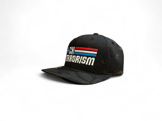 MTR Defense Fuck Terrorism (Multicam Black),YP Classics - Premium Flat Bill Snapback Cap
