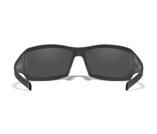 Wiley X® Twisted Captivate Polarized Blue Mirror Lens Matte Grey Frame