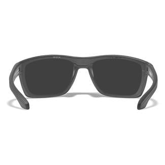 Wiley X® KingPin Captivate Polarized Blue Mirror Lens Matte Graphite Frames