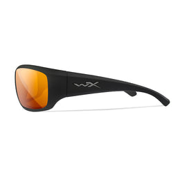 Wiley X® Omega Captivate Polarized Bronze Mirror Lens Matte Black Frame