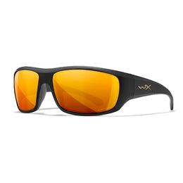 Wiley X® Omega Captivate Polarized Bronze Mirror Lens Matte Black Frame