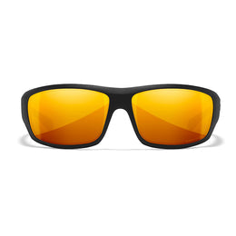 Wiley X® Omega Captivate Polarized Bronze Mirror Lens Matte Black Frame