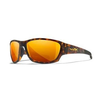 Wiley X Climb Polarized Bronze Mirror Lens Gloss Tortoise Shell Frame