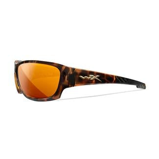 Wiley X Climb Polarized Bronze Mirror Lens Gloss Tortoise Shell Frame