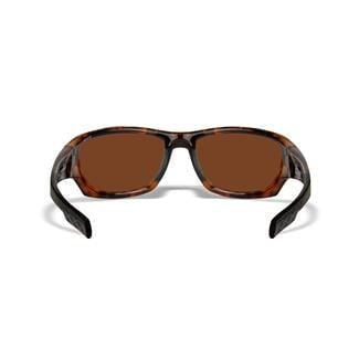 Wiley X Climb Polarized Bronze Mirror Lens Gloss Tortoise Shell Frame