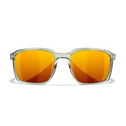 Wiley X Alfa Captivate Polarized Bronze Mirror Lens Chrystal Frame
