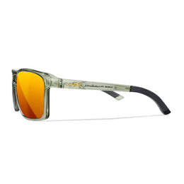 Wiley X Alfa Captivate Polarized Bronze Mirror Lens Chrystal Frame