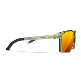 Wiley X Alfa Captivate Polarized Bronze Mirror Lens Chrystal Frame