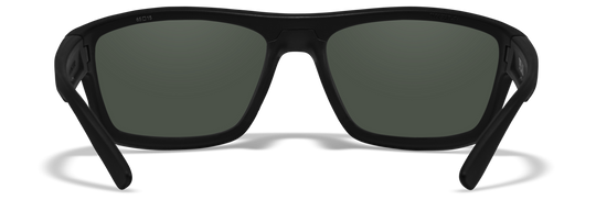 Wiley X® Peak Captivate Polarized Blue Mirror Lens Matte Black Frame