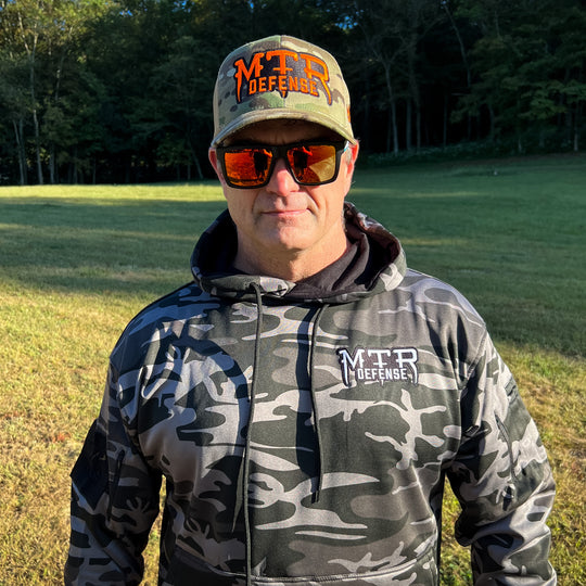 MTR Defense Concealed Carry Tac Hoodie (Black Camo)