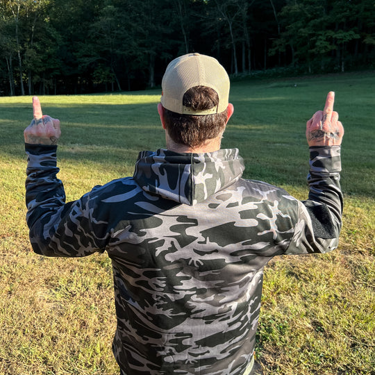 MTR Defense Concealed Carry Tac Hoodie (Black Camo)