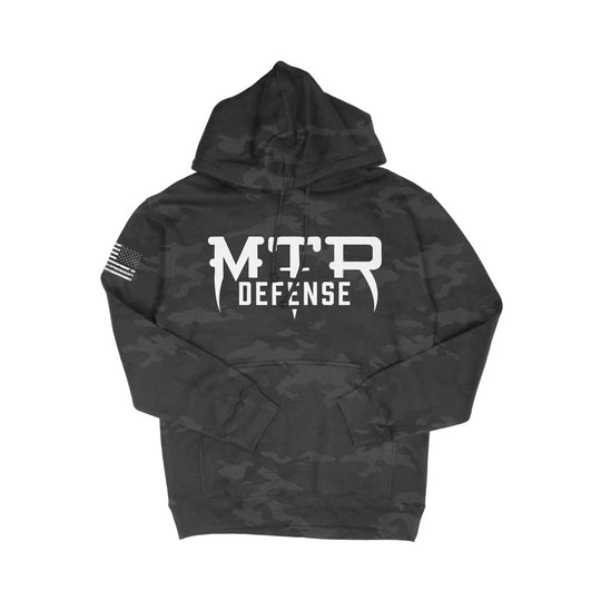 MTR Defense Independent Brand Heavy Cotton Black Multicam Hoodie