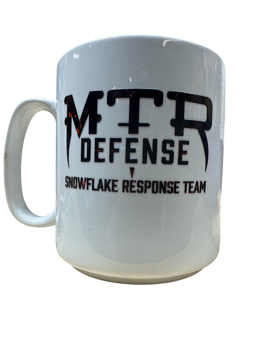 MTR Defense Snowflake Response Team 16 Oz Coffee Cup
