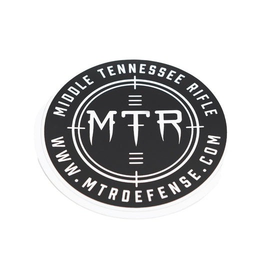 MTR Defense Round Logo Sticker