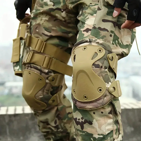 MTR Defefense Impact Resistant Buckle Style Adjustable Knee And Elbow Pads
