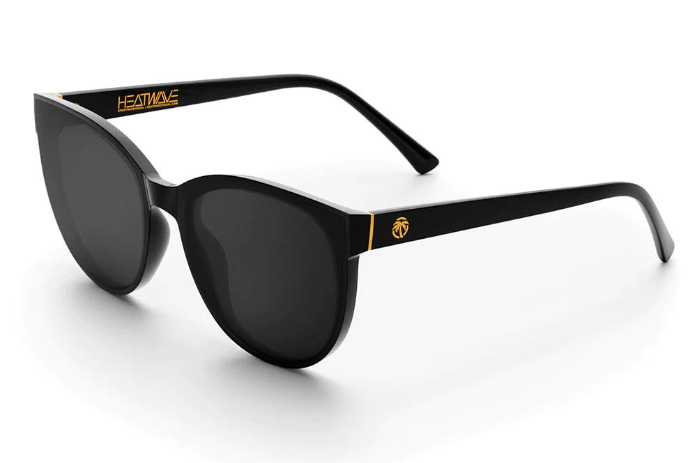 Heat Wave Carat Black Frames Gepolariseerde Zwarte Lens