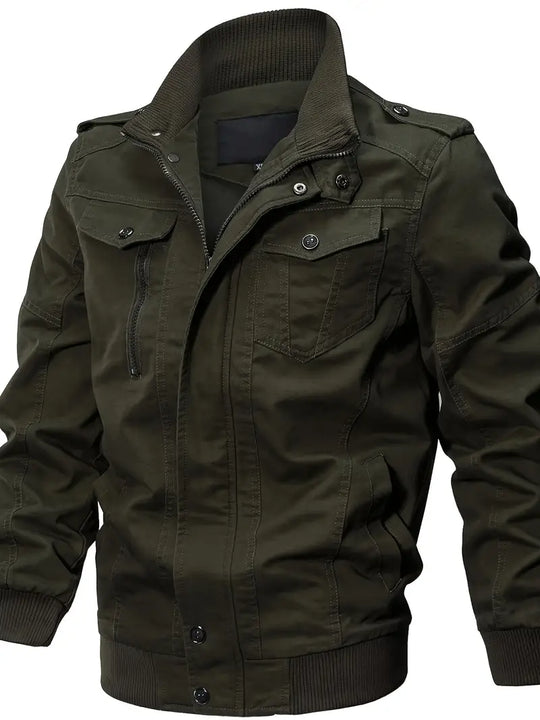 MTR Defense OD Green Heavy Duty Woven Long Sleeve Jacket and Pants Set