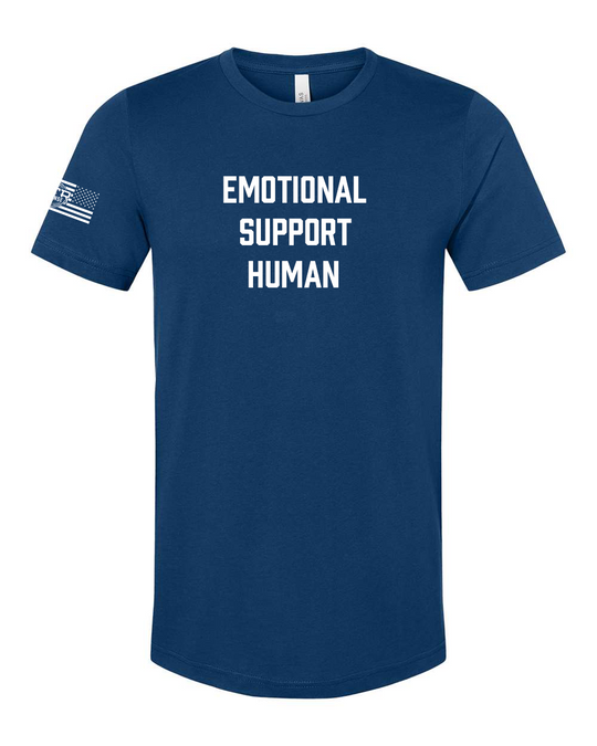 MTR Defense Emotional Support Human T-shirt