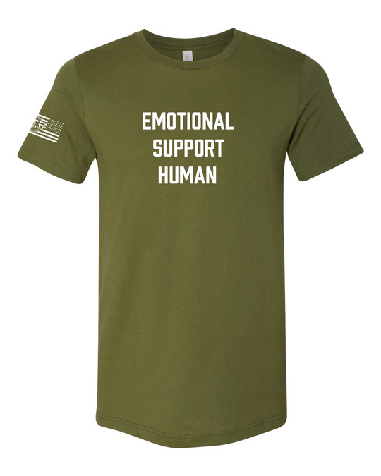 MTR Defense Emotional Support Human T-shirt