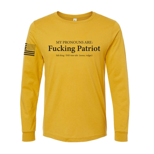 MTR Defense Fucking Patriot Fall Collection Bella Long Sleeve