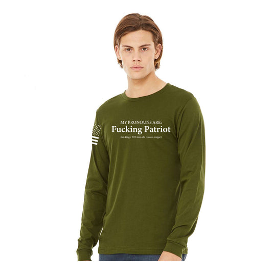 MTR Defense Fucking Patriot Fall Collection Bella Long Sleeve