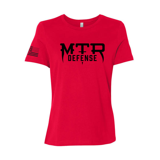 MTR Defense Ladies Cut Bella Canvas MTR Logo Tshirts