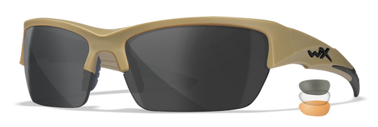 Wiley X® Valor Grey/Clear Matte Black Frame