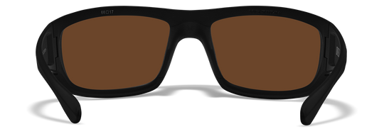 Wiley X® OMEGA Wheeler Captivate Polarized Green Mirror Lens Matte Black Frame