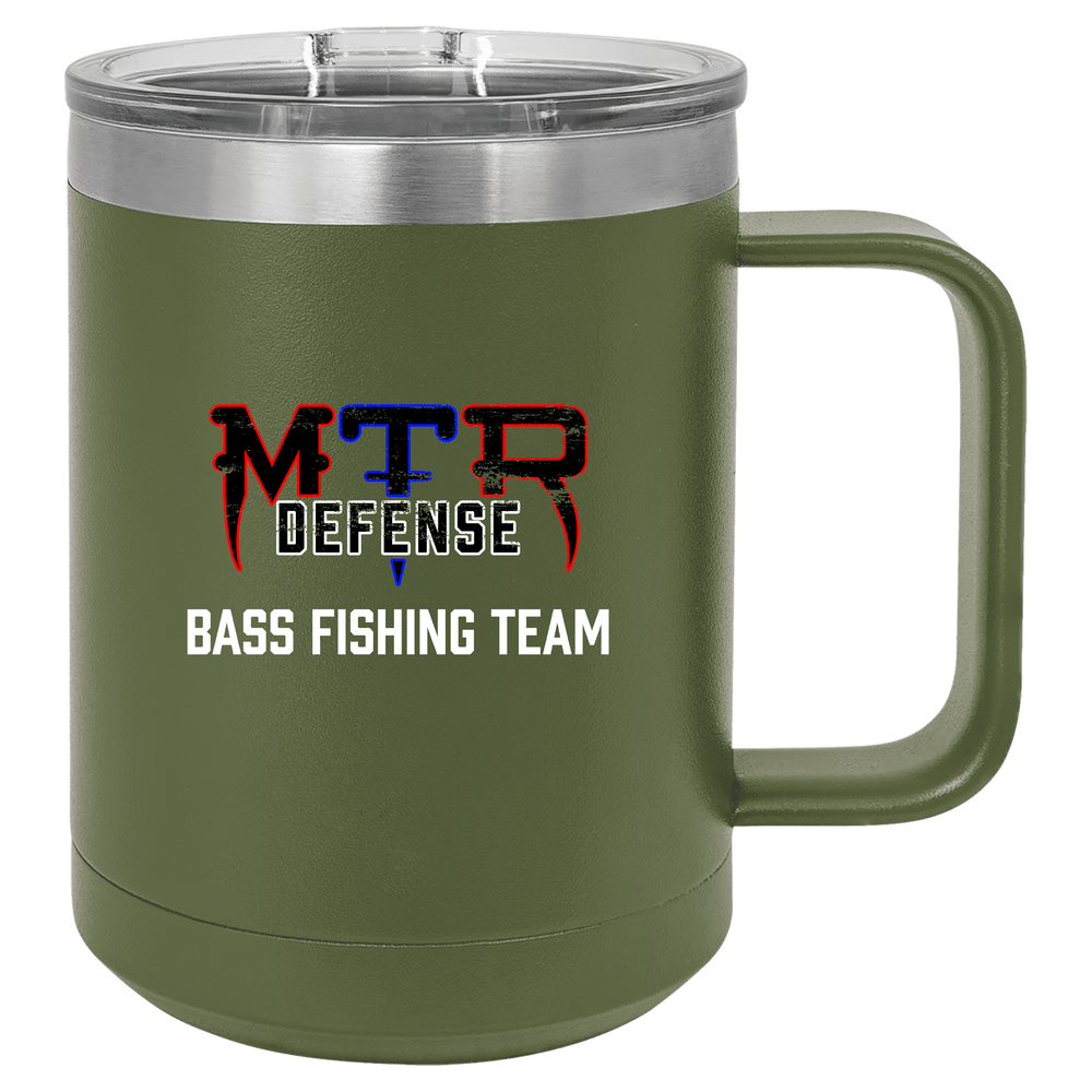 MTR Defense Bass Fishing Team Polar Camel 15 OZ Travel Mug