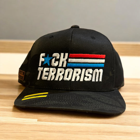 MTR Defense® Fuck Terrorism (Multicam Black),YP Classics - Premium Flat Bill Snapback Cap