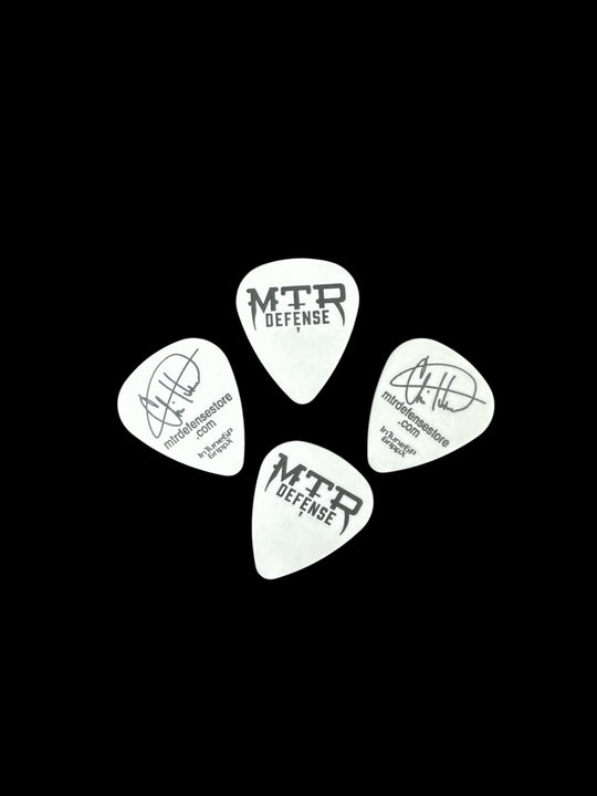 MTR Defense Chris Hendderson Signature Guitar Picks (Packs of 4)