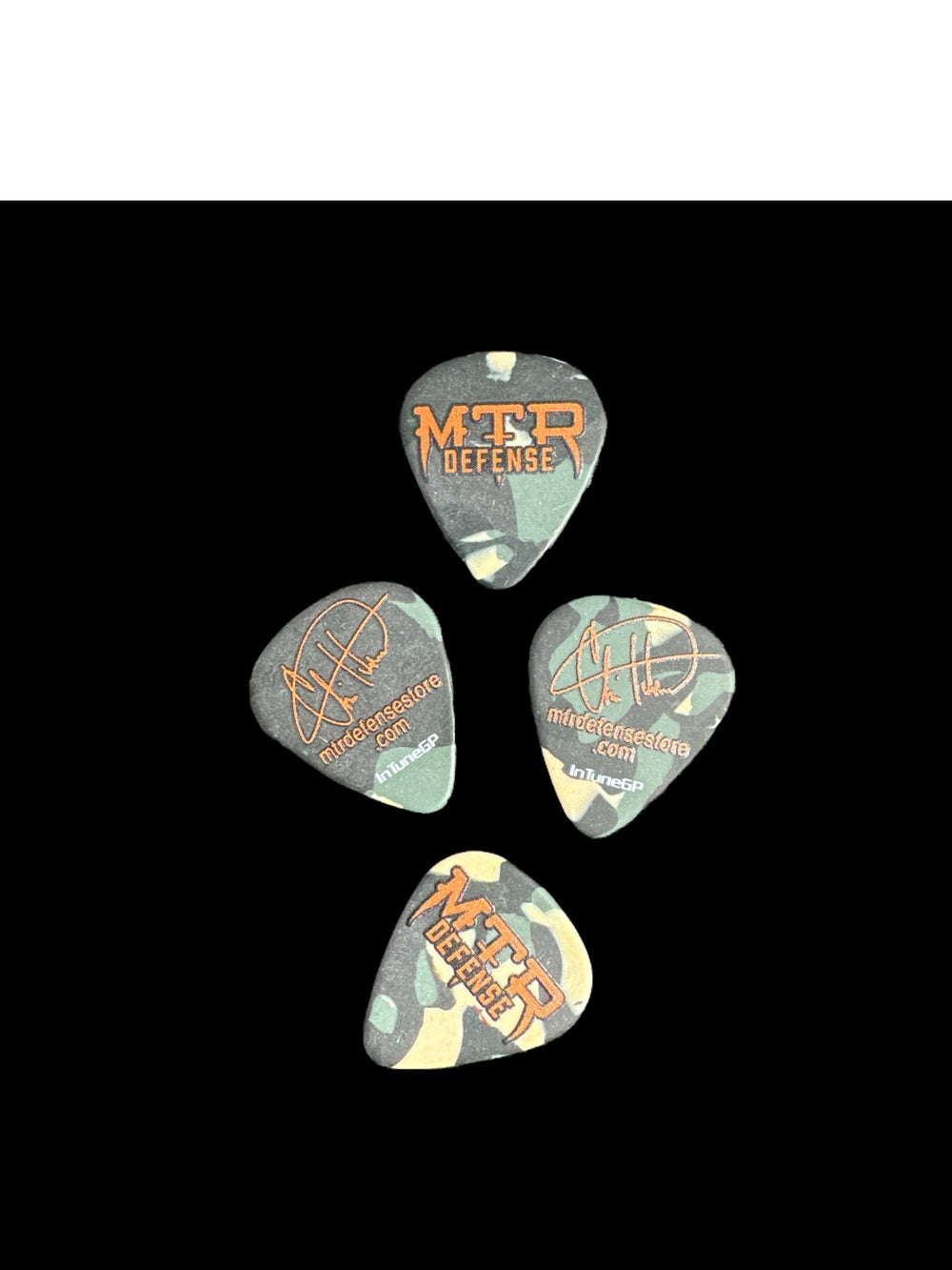 MTR Defense Chris Hendderson Signature Guitar Picks (Packs of 4)