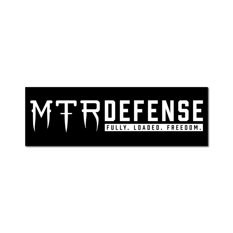 Mtr Sticker MTR Defense Bumper Sticker
