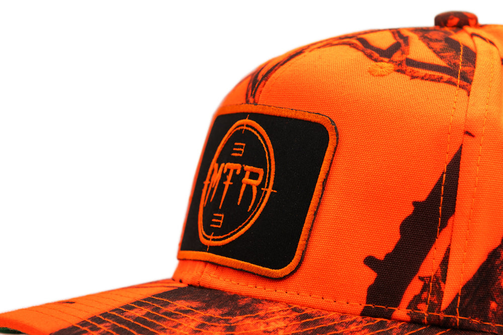 MTR Defense® Patch Hat (Orange Camo)