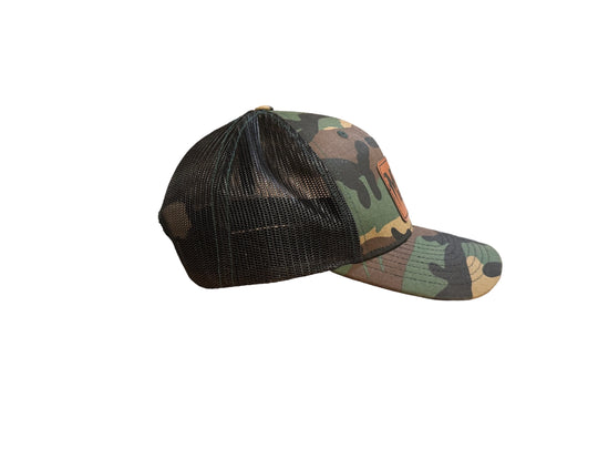 MTR Defense Richardson 112 Army Camo Leather Patch Hat