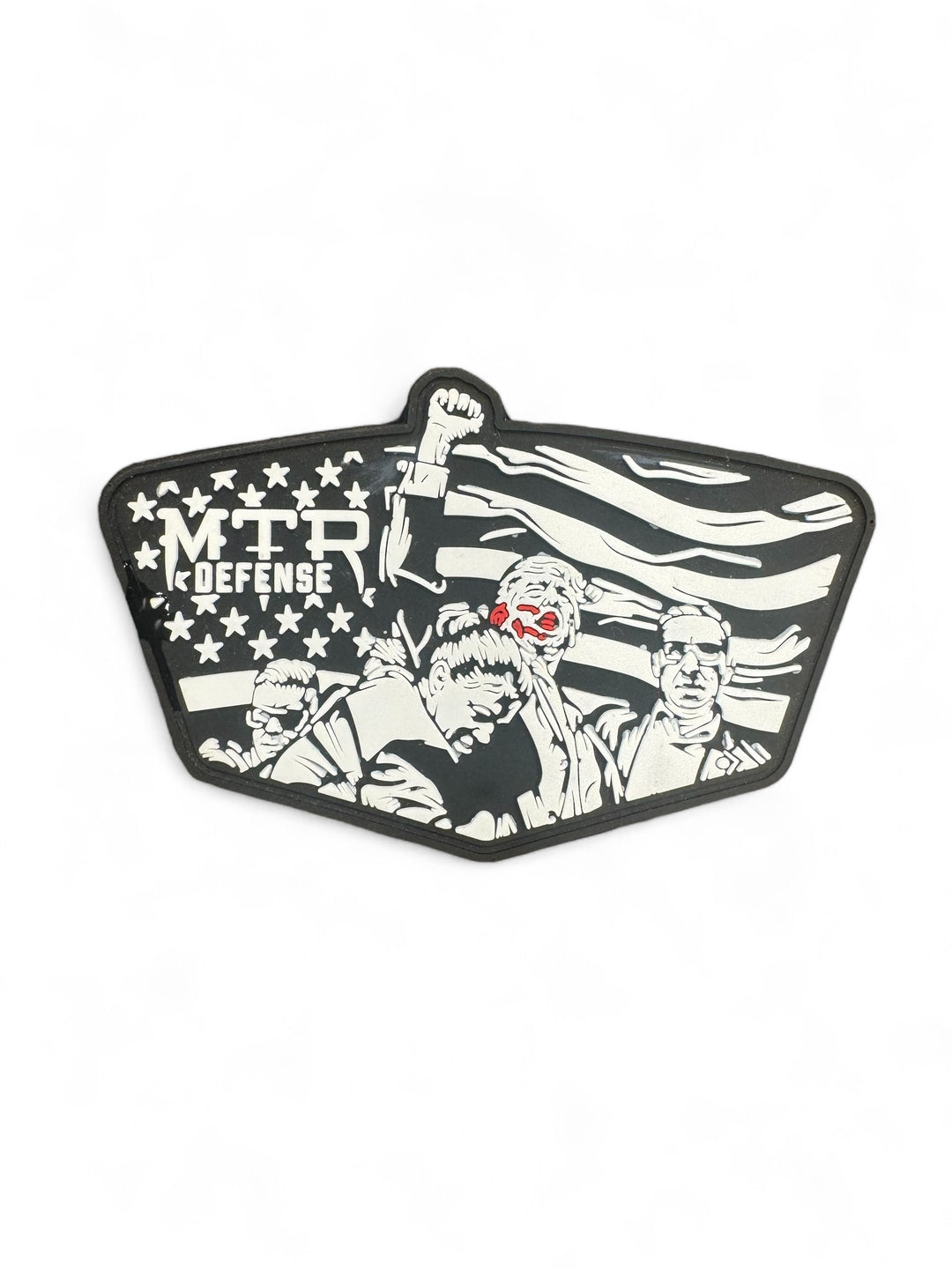 MTR Defense USA MADE "Just A Flesh Wound" PVC Velcro Backed Patch