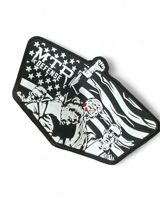 MTR Defense USA MADE "Just A Flesh Wound" PVC Velcro Backed Patch