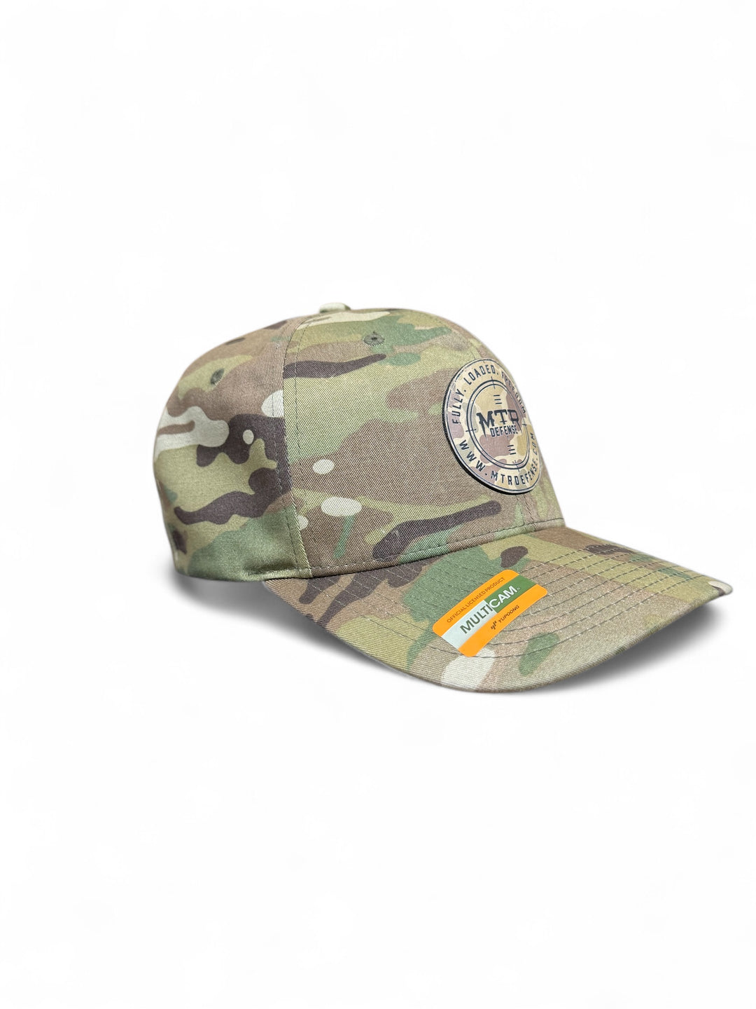 MTR Defense Flexfit Multicam Round Logo