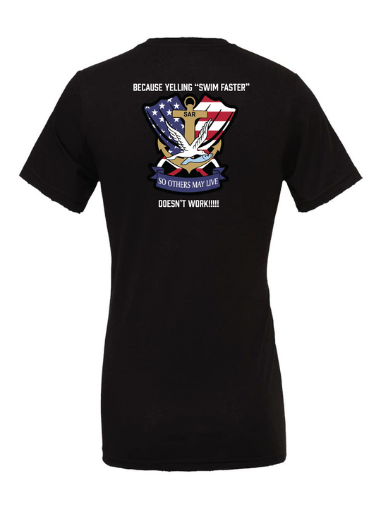 MTR Defense US Navy SAR Aviation Rescue Swimmer Bella Canvas T-shirt