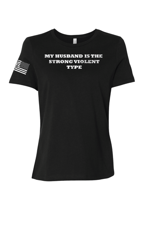 MTR Defense Strong Violent Ladies Cut Bella Canvas T shirt (Copy)