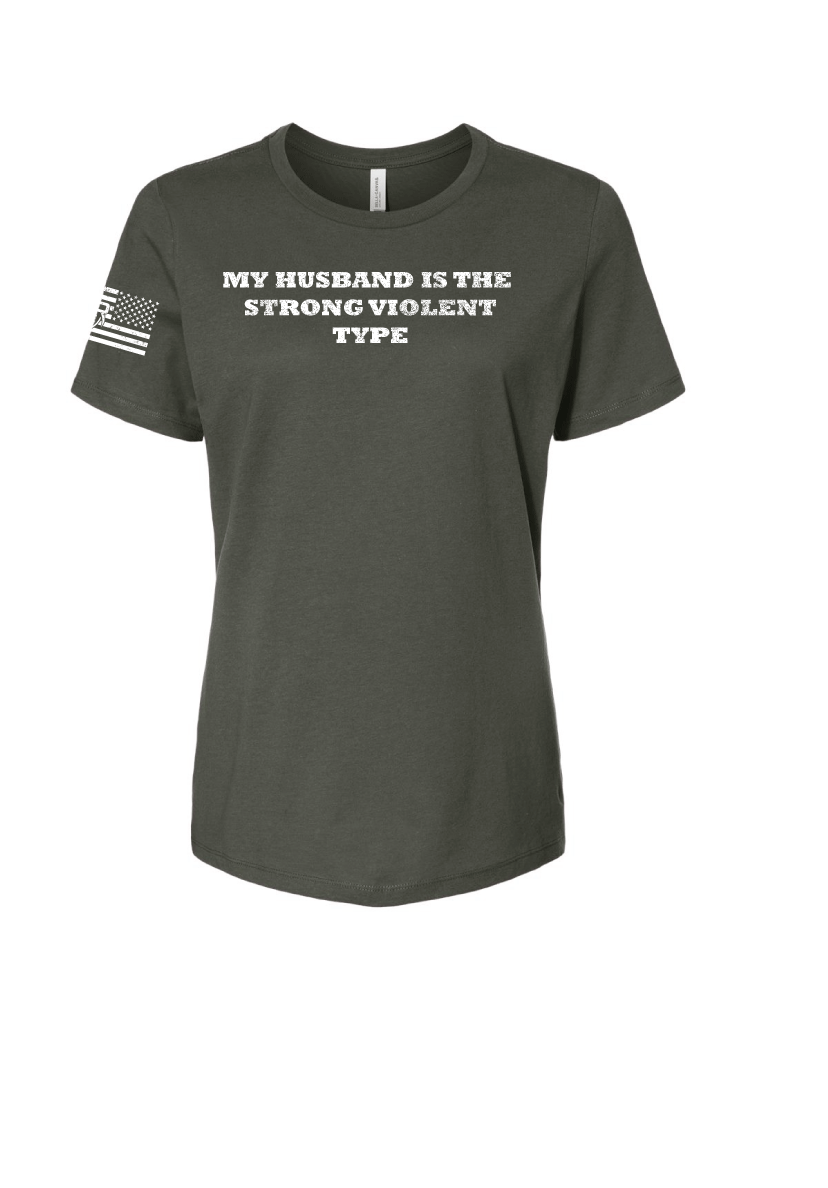 MTR Defense Strong Violent Ladies Cut Bella Canvas T shirt (Copy)