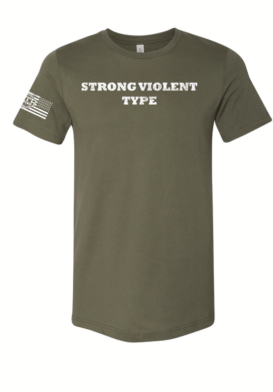 MTR Defense Strong Violent Type Bella Canvas T-shirt