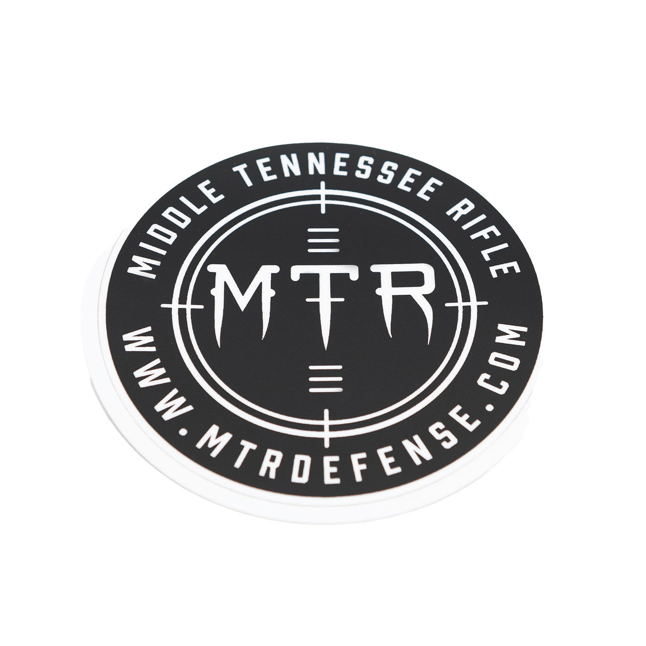 MTR Defense Round Logo Sticker
