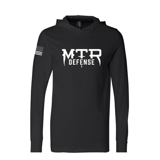 MTR Defense® Fucking Patriot or MTR Defense Bahama Performance Hooded Long Sleeve T-Shirt