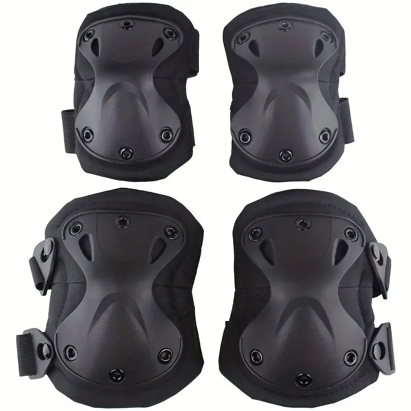 MTR Defefense Impact Resistant Buckle Style Adjustable Knee And Elbow Pads